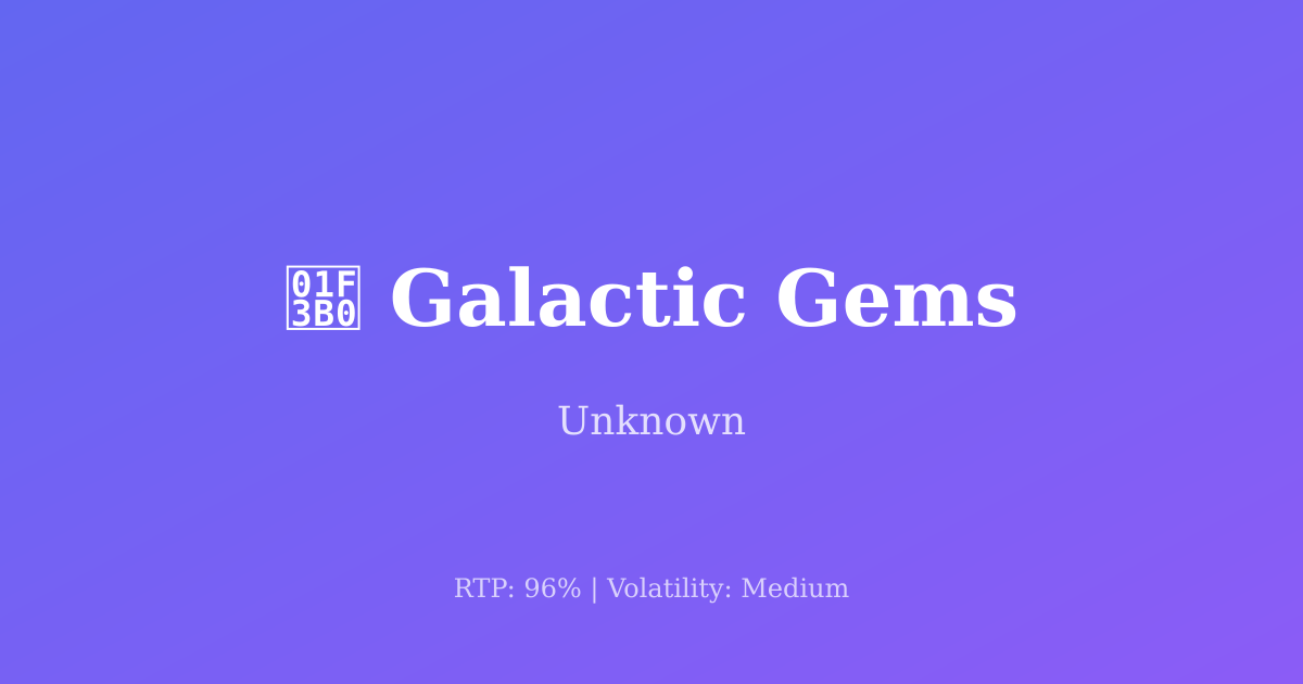 Galactic Gems